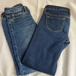 Classic Youth Blue Denim Jeans with Fading and Slim Fit